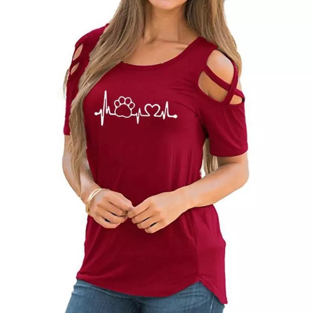 New❣️Red Love my Pet T-Shirt